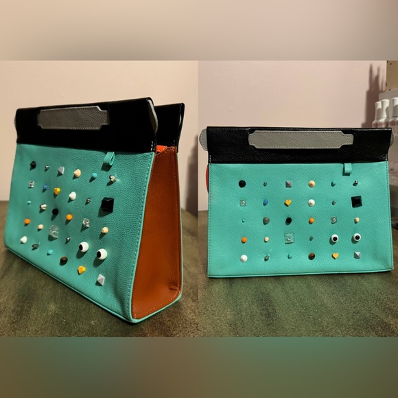 Min & Mon Handbags - Min & Mon studded Vali bag.